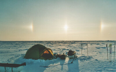Avril 1999 – Traversée de 650 km au milieu des îles de l’arctique, du village de Grise-Fjord (île Ellesmere) à Resolute bay (île de Cornwallis)